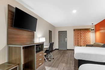 Standard Room, 2 Queen Beds, Smoking, Refrigerator & Microwave (with Sofabed)