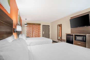 Standard Room, 2 Queen Beds, Non Smoking, Refrigerator & Microwave