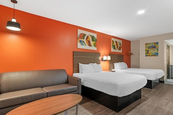 Standard Room, 2 Queen Beds, Smoking, Refrigerator & Microwave (with Sofabed)