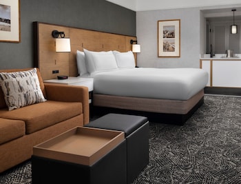 One King Bed, Roll In Shower