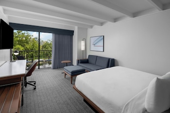 Room, 1 King Bed with Sofa bed, Pool View (Hearing Accessible)