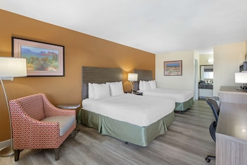 Standard Room, 2 Queen Beds, Non Smoking, Refrigerator & Microwave