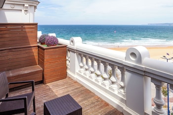 Double Room, 1 Queen Bed, Terrace, Beach View