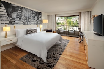 Room, 1 King Bed with Sofa bed, Balcony (Mobility/Hearing Access, Roll-in Shwr)