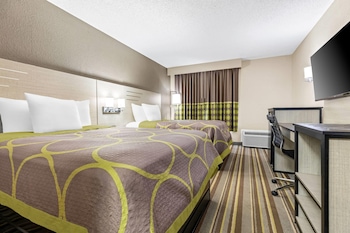Double Room, 2 Double Beds, Non Smoking