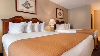 Standard Room, 2 Double Beds, Smoking, Refrigerator & Microwave