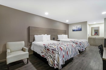 Deluxe Room, 2 Double Beds, Accessible, Non Smoking (Roll-In Shower)
