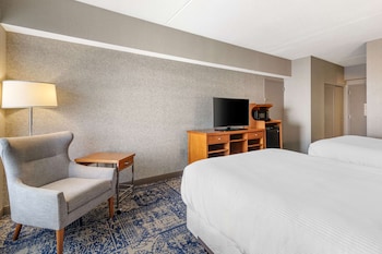 Standard Room, 2 Double Beds, Non Smoking, Refrigerator & Microwave