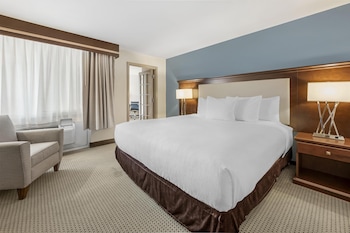 Suite, 1 King Bed, Refrigerator & Microwave, Courtyard View (with Sofabed)