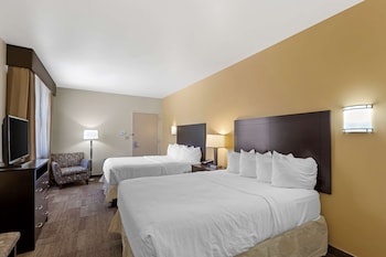Standard Room, 2 Double Beds, Non Smoking, Refrigerator & Microwave