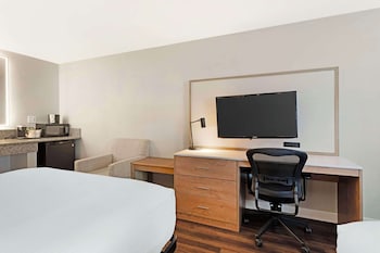 Standard Room, 2 Queen Beds, Non Smoking, Refrigerator & Microwave