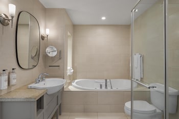 Premium Room, 1 King Bed, Non Smoking, Balcony, Jetted Tub (Larger Room), Refrigerator and Microwave