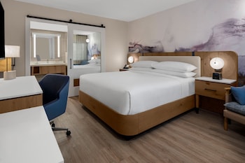 Room, 1 King Bed, Ground Floor, Exterior Entry (Mobility Accessible, Roll-in Shower)