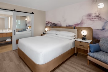 Room, 1 King Bed, Ground Floor, Exterior Entry (Mobility Accessible, Roll-in Shower)