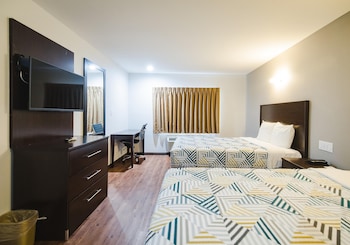 Standard Room, 2 Queen Beds, Non Smoking, Refrigerator & Microwave