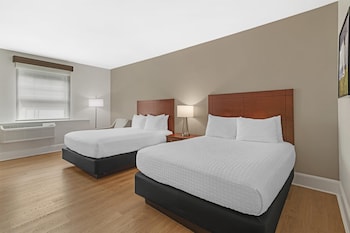 Standard Room, 2 Queen Beds, Non Smoking, Refrigerator & Microwave