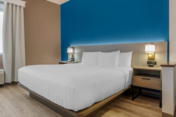 Suite, 1 King Bed with Sofa bed, Accessible, Non Smoking (Roll-In Shower)