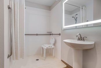 Suite, 1 King Bed with Sofa bed, Accessible, Non Smoking (Roll-In Shower)