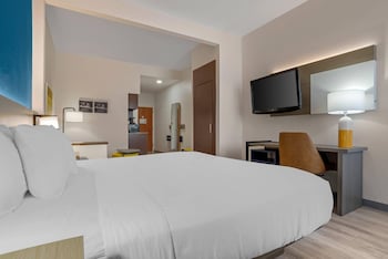 Suite, 1 King Bed with Sofa bed, Accessible, Non Smoking (Roll-In Shower)