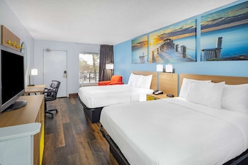 Double Room, 2 Double Beds, Smoking