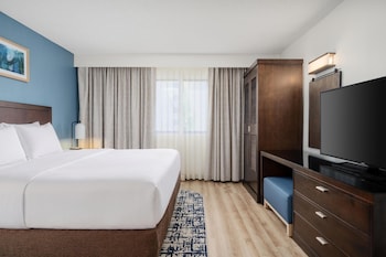 Suite, 1 King Bed with Sofa bed, Accessible, Microwave (Mobility & Hearing)