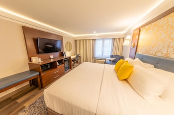 Standard Room, 1 King Bed, Accessible, Refrigerator & Microwave (Walk-in Shower)