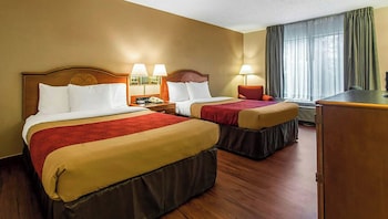 Deluxe Room, 2 Double Beds, Non Smoking, Refrigerator & Microwave