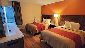 Standard Suite, 2 Double Beds, Non Smoking, Refrigerator & Microwave
