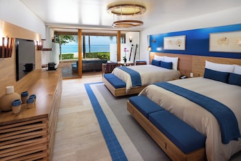 Premium Room, 2 Queen Beds (Seafront, Beach Access)