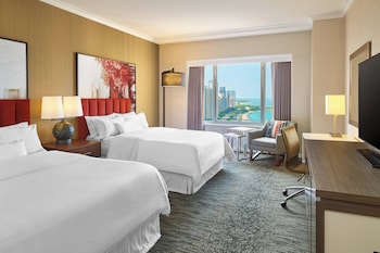 Room, 2 Double Beds, Lake View