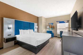 Standard Room, 1 King Bed, Accessible, Refrigerator & Microwave