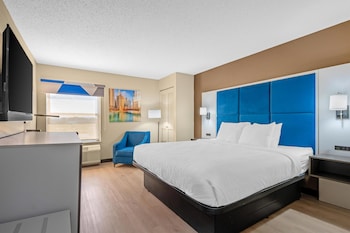 Standard Room, 1 King Bed, Non Smoking, Refrigerator & Microwave