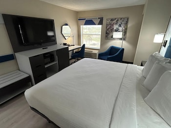 Standard Room, 1 King Bed, Non Smoking, Refrigerator & Microwave
