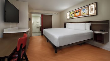 Standard Room. Hearing accessible - visual alarms and notifications. 1 king bed.