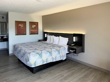 Deluxe Room, 1 King Bed, Smoking, Refrigerator & Microwave