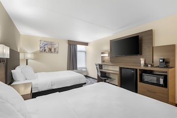 Standard Room, 2 Queen Beds, Non Smoking, Refrigerator & Microwave