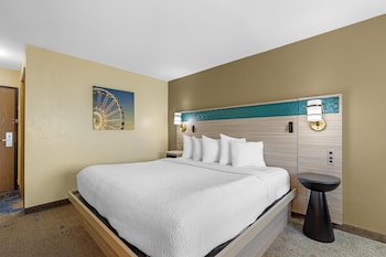 Standard Room, 1 King Bed, Non Smoking, Refrigerator & Microwave