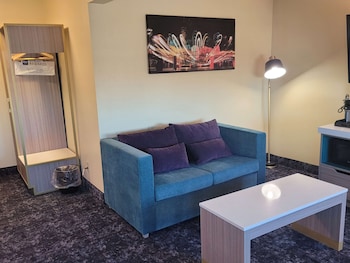 Standard Room, 1 King Bed, Non Smoking, Refrigerator & Microwave (Larger Room;with Sofabed)