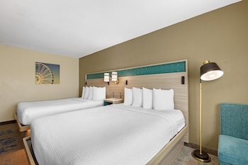 Standard Room, 2 Queen Beds, Non Smoking, Refrigerator & Microwave