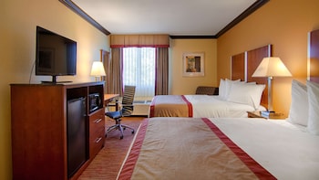 Standard Room, 2 Queen Beds, Non Smoking, Refrigerator & Microwave
