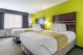 Standard Room, 2 Queen Beds, Non Smoking, Refrigerator & Microwave