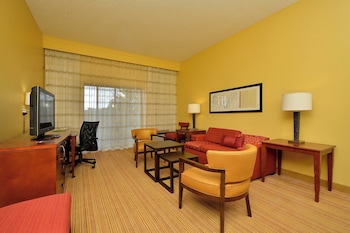 Suite, 1 King Bed with Sofa bed, Hearing Accessible