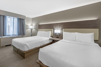 Standard Room, 2 Queen Beds, Non Smoking, Refrigerator & Microwave