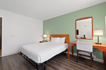 Single Room, 1 Queen Bed, Accessible (Roll-In Shower)