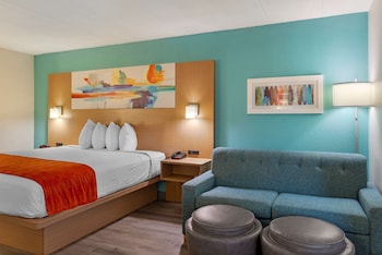 Standard Room, 1 King Bed, Non Smoking, Refrigerator & Microwave (with Single Sofabed;Larger Room)