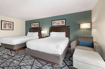 Standard Room, 2 Queen Beds, Non Smoking, Refrigerator & Microwave