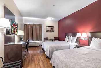 Standard Room, 2 Double Beds, Accessible (Roll-In Shower, Smoke Free)