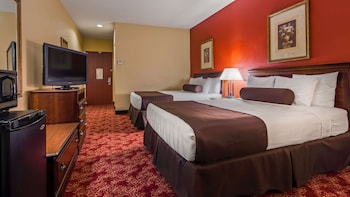Standard Room, 2 Queen Beds, Non Smoking, Refrigerator & Microwave