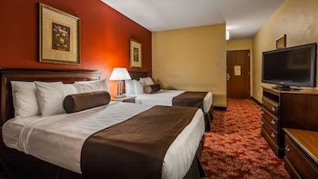 Standard Room, 2 Queen Beds, Non Smoking, Refrigerator & Microwave