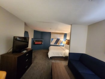 Suite, 1 Queen Bed, Fireplace